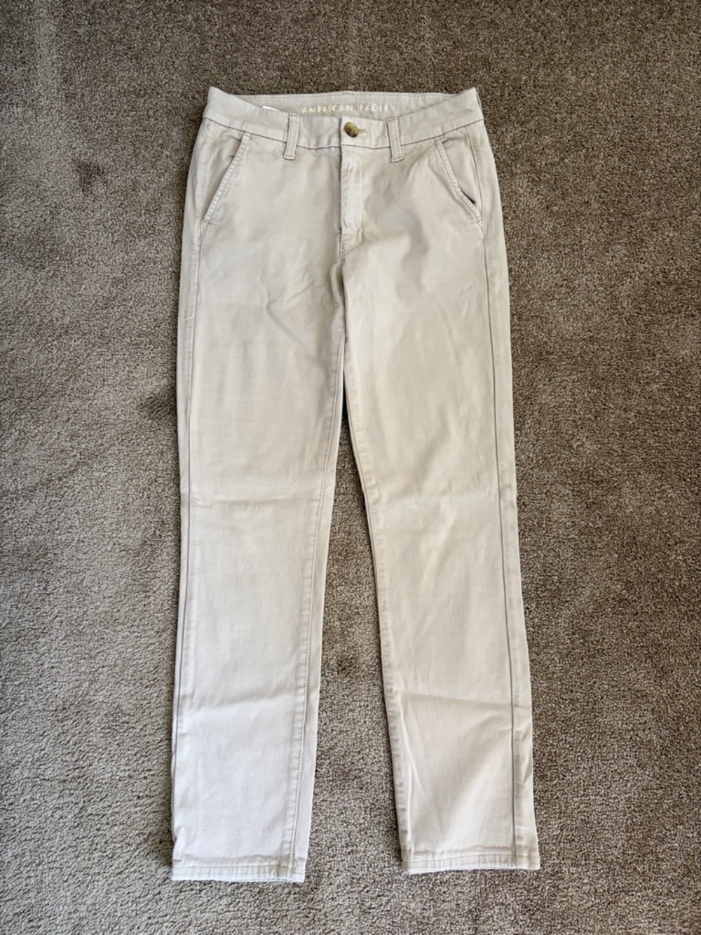American Eagle Outfitters Khaki Skinny Pants
